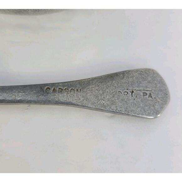 Vintage Carson Pewter Sugar/Sauce/Condiment Bowl with Lid & Spoon 1970s - Picture 7 of 12